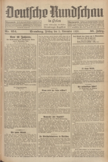 Deutsche Rundschau in Polen : früher Ostdeutsche Rundschau, Bromberger Tageblatt. Jg.50, Nr. 254 (5 November 1926) + dod.