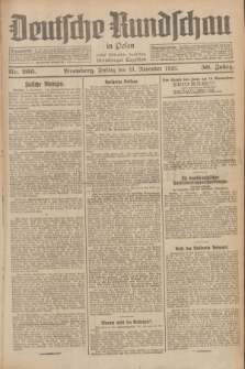 Deutsche Rundschau in Polen : früher Ostdeutsche Rundschau, Bromberger Tageblatt. Jg.50, Nr. 266 (19 November 1926) + dod.