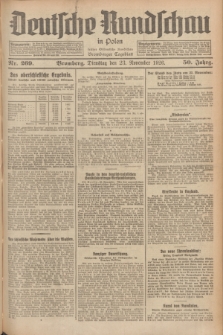 Deutsche Rundschau in Polen : früher Ostdeutsche Rundschau, Bromberger Tageblatt. Jg.50, Nr. 269 (23 November 1926) + dod.