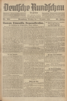 Deutsche Rundschau in Polen : früher Ostdeutsche Rundschau, Bromberger Tageblatt. Jg.50, Nr. 281 (7 Dezember 1926) + dod.