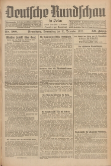 Deutsche Rundschau in Polen : früher Ostdeutsche Rundschau, Bromberger Tageblatt. Jg.50, Nr. 288 (16 Dezember 1926) + dod.