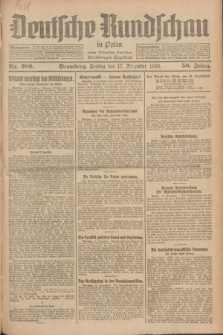 Deutsche Rundschau in Polen : früher Ostdeutsche Rundschau, Bromberger Tageblatt. Jg.50, Nr. 289 (17 Dezember 1926) + dod.