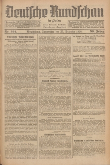 Deutsche Rundschau in Polen : früher Ostdeutsche Rundschau, Bromberger Tageblatt. Jg.50, Nr. 294 (23 Dezember 1926) + dod.