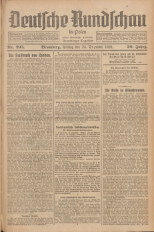 Deutsche Rundschau in Polen : früher Ostdeutsche Rundschau, Bromberger Tageblatt. Jg.33, Nr. 295 (24 Dezember 1926) = Jg.50 + dod.
