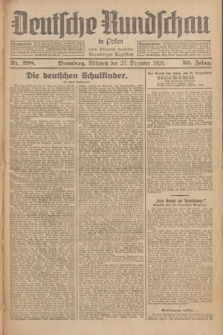 Deutsche Rundschau in Polen : früher Ostdeutsche Rundschau, Bromberger Tageblatt. Jg.50, Nr. 298 (29 Dezember 1926) + dod.