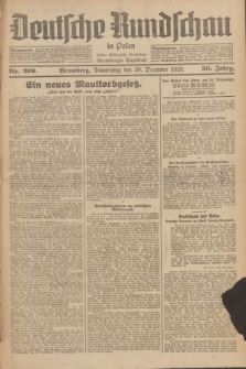 Deutsche Rundschau in Polen : früher Ostdeutsche Rundschau, Bromberger Tageblatt. Jg.50, Nr. 299 (30 Dezember 1926) + dod.