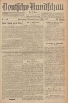 Deutsche Rundschau in Polen : früher Ostdeutsche Rundschau, Bromberger Tageblatt. Jg.51, Nr. 52 (5 März 1927) + dod.