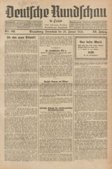 Deutsche Rundschau in Polen : früher Ostdeutsche Rundschau, Bromberger Tageblatt. Jg.52, Nr. 23 (28 Januar 1928) + dod.