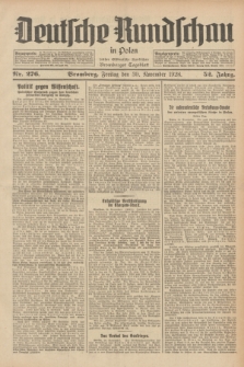 Deutsche Rundschau in Polen : früher Ostdeutsche Rundschau, Bromberger Tageblatt. Jg.52, Nr. 276 (30 November 1928) + dod.