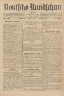 Deutsche Rundschau in Polen : früher Ostdeutsche Rundschau, Bromberger Tageblatt. Jg.52, Nr. 279 (4 Dezember 1928) + dod.