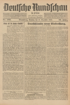 Deutsche Rundschau in Polen : früher Ostdeutsche Rundschau, Bromberger Tageblatt. Jg.52, Nr. 289 (16 Dezember 1928) + dod.
