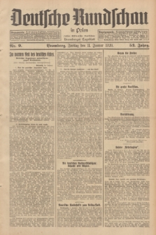 Deutsche Rundschau in Polen : früher Ostdeutsche Rundschau, Bromberger Tageblatt. Jg.53, Nr. 9 (11 Januar 1929) + dod.