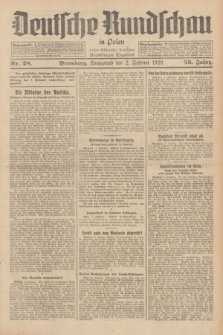 Deutsche Rundschau in Polen : früher Ostdeutsche Rundschau, Bromberger Tageblatt. Jg.53, Nr. 28 (2 Februar 1929) + dod.