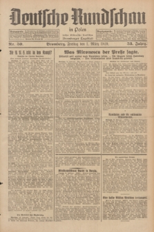 Deutsche Rundschau in Polen : früher Ostdeutsche Rundschau, Bromberger Tageblatt. Jg.53, Nr. 50 (1 März 1929) + dod.