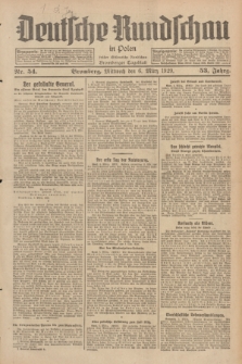 Deutsche Rundschau in Polen : früher Ostdeutsche Rundschau, Bromberger Tageblatt. Jg.53, Nr. 54 (6 März 1929) + dod.