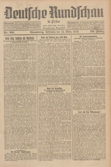 Deutsche Rundschau in Polen : früher Ostdeutsche Rundschau, Bromberger Tageblatt. Jg.53, Nr. 60 (13 März 1929) + dod.