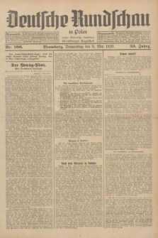Deutsche Rundschau in Polen : früher Ostdeutsche Rundschau, Bromberger Tageblatt. Jg.53, Nr. 106 (9 Mai 1929) + dod.