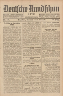 Deutsche Rundschau in Polen : früher Ostdeutsche Rundschau, Bromberger Tageblatt. Jg.53, Nr. 113 (18 Mai 1929) + dod.