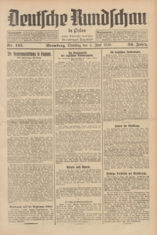 Deutsche Rundschau in Polen : früher Ostdeutsche Rundschau, Bromberger Tageblatt. Jg.53, Nr. 125 (4 Juni 1929) + dod.