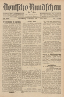 Deutsche Rundschau in Polen : früher Ostdeutsche Rundschau, Bromberger Tageblatt. Jg.53, Nr. 129 ([8] Juni 1929) + dod.