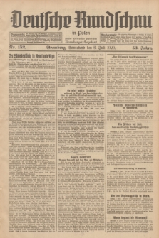Deutsche Rundschau in Polen : früher Ostdeutsche Rundschau, Bromberger Tageblatt. Jg.53, Nr. 152 (6 Juli 1929) + dod.