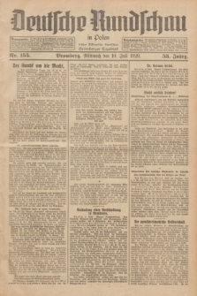 Deutsche Rundschau in Polen : früher Ostdeutsche Rundschau, Bromberger Tageblatt. Jg.53, Nr. 155 (10 Juli 1929) + dod.