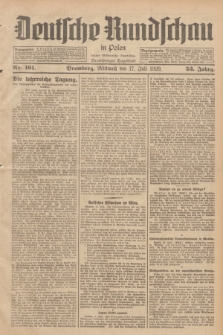 Deutsche Rundschau in Polen : früher Ostdeutsche Rundschau, Bromberger Tageblatt. Jg.53, Nr. 161 (17 Juli 1929) + dod.