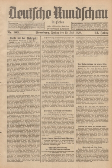 Deutsche Rundschau in Polen : früher Ostdeutsche Rundschau, Bromberger Tageblatt. Jg.53, Nr. 163 (19 Juli 1929) + dod.