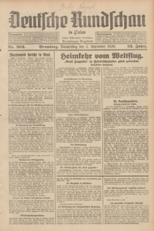 Deutsche Rundschau in Polen : früher Ostdeutsche Rundschau, Bromberger Tageblatt. Jg.53, Nr. 203 (5 September 1929) + dod.