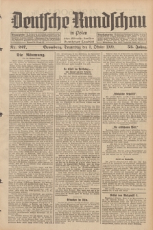 Deutsche Rundschau in Polen : früher Ostdeutsche Rundschau, Bromberger Tageblatt. Jg.53, Nr. 227 (3 Oktober 1929) + dod.