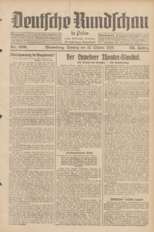 Deutsche Rundschau in Polen : früher Ostdeutsche Rundschau, Bromberger Tageblatt. Jg.53, Nr. 236 (13 Oktober 1929) + dod.
