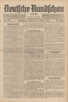 Deutsche Rundschau in Polen : früher Ostdeutsche Rundschau, Bromberger Tageblatt. Jg.53, Nr. 237 (15 Oktober 1929) + dod.