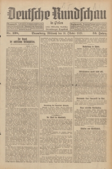 Deutsche Rundschau in Polen : früher Ostdeutsche Rundschau, Bromberger Tageblatt. Jg.53, Nr. 238 (16 Oktober 1929) + dod.