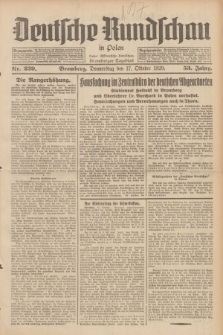 Deutsche Rundschau in Polen : früher Ostdeutsche Rundschau, Bromberger Tageblatt. Jg.53, Nr. 239 (17 Oktober 1929) + dod.