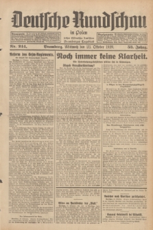 Deutsche Rundschau in Polen : früher Ostdeutsche Rundschau, Bromberger Tageblatt. Jg.53, Nr. 244 (23 Oktober 1929) + dod.