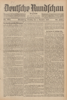 Deutsche Rundschau in Polen : früher Ostdeutsche Rundschau, Bromberger Tageblatt. Jg.53, Nr. 254 (5 November 1929) + dod.