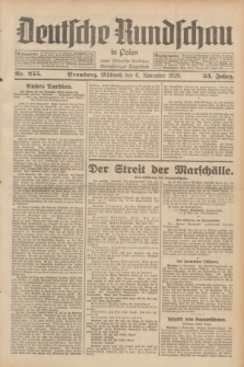 Deutsche Rundschau in Polen : früher Ostdeutsche Rundschau, Bromberger Tageblatt. Jg.53, Nr. 255 (6 November 1929) + dod.