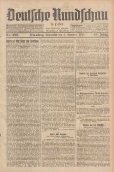 Deutsche Rundschau in Polen : früher Ostdeutsche Rundschau, Bromberger Tageblatt. Jg.53, Nr. 258 (9 November 1929) + dod.