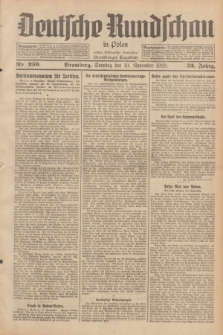 Deutsche Rundschau in Polen : früher Ostdeutsche Rundschau, Bromberger Tageblatt. Jg.53, Nr. 259 (10 November 1929) + dod.