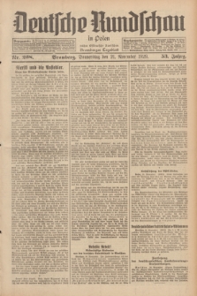 Deutsche Rundschau in Polen : früher Ostdeutsche Rundschau, Bromberger Tageblatt. Jg.53, Nr. 268 (21 November 1929) + dod.