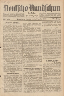 Deutsche Rundschau in Polen : früher Ostdeutsche Rundschau, Bromberger Tageblatt. Jg.53, Nr. 278 (3 Dezember 1929) + dod.