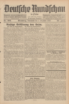 Deutsche Rundschau in Polen : früher Ostdeutsche Rundschau, Bromberger Tageblatt. Jg.53, Nr. 282 (7 Dezember 1929) + dod.