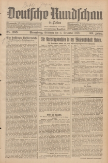 Deutsche Rundschau in Polen : früher Ostdeutsche Rundschau, Bromberger Tageblatt. Jg.53, Nr. 285 (11 Dezember 1929) + dod.
