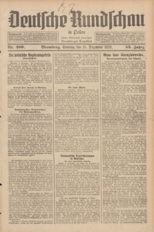 Deutsche Rundschau in Polen : früher Ostdeutsche Rundschau, Bromberger Tageblatt. Jg.53, Nr. 289 (15 Dezember 1929) + dod.