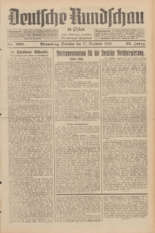Deutsche Rundschau in Polen : früher Ostdeutsche Rundschau, Bromberger Tageblatt. Jg.53, Nr. 290 (17 Dezember 1929) + dod.