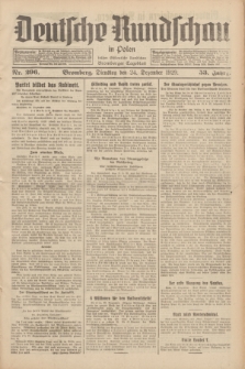 Deutsche Rundschau in Polen : früher Ostdeutsche Rundschau, Bromberger Tageblatt. Jg.53, Nr. 296 (24 Dezember 1929) + dod.