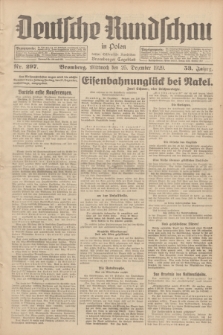 Deutsche Rundschau in Polen : früher Ostdeutsche Rundschau, Bromberger Tageblatt. Jg.53, Nr. 297 (25 Dezember 1929) + dod.