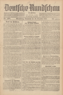 Deutsche Rundschau in Polen : früher Ostdeutsche Rundschau, Bromberger Tageblatt. Jg.53, Nr. 298 (28 Dezember 1929) + dod.