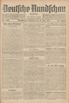 Deutsche Rundschau in Polen : früher Ostdeutsche Rundschau, Bromberger Tageblatt. Jg.54, Nr. 139 (19 Juni 1930) + dod.
