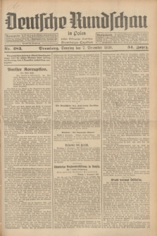 Deutsche Rundschau in Polen : früher Ostdeutsche Rundschau, Bromberger Tageblatt. Jg.54, Nr. 283 (7 Dezember 1930) + dod.